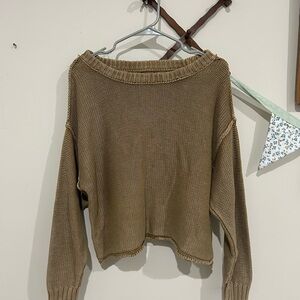 American Eagle Outfitters 100% cotton Brown Sweater